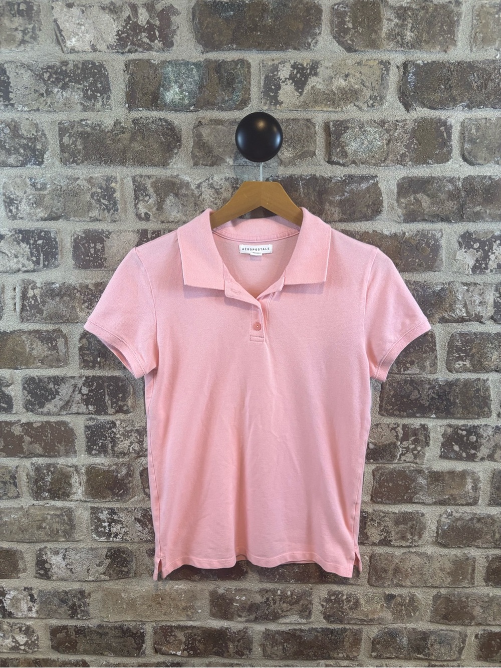Aeropostale Light Pink Short Sleeve Polo Tee